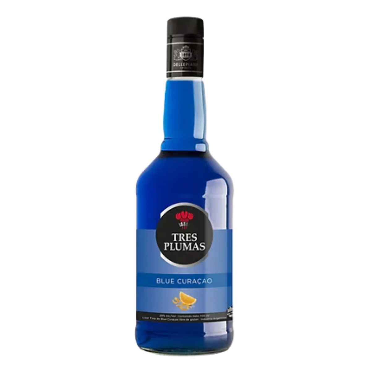Tres Plumas Blue Curacao