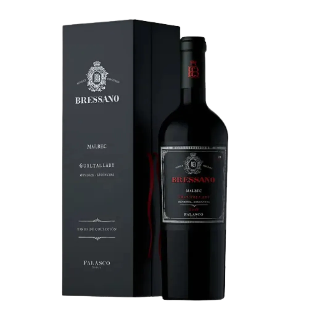 ESTUCHE BRESSANO MALBEC GUALTALLARY 2018